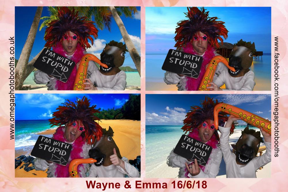Emma & Wayne's Wedding | View more photos from the event at gallery.omegaphotobooths.co.uk/u/Omega-Photobooths/Emma-Waynes-Wedding